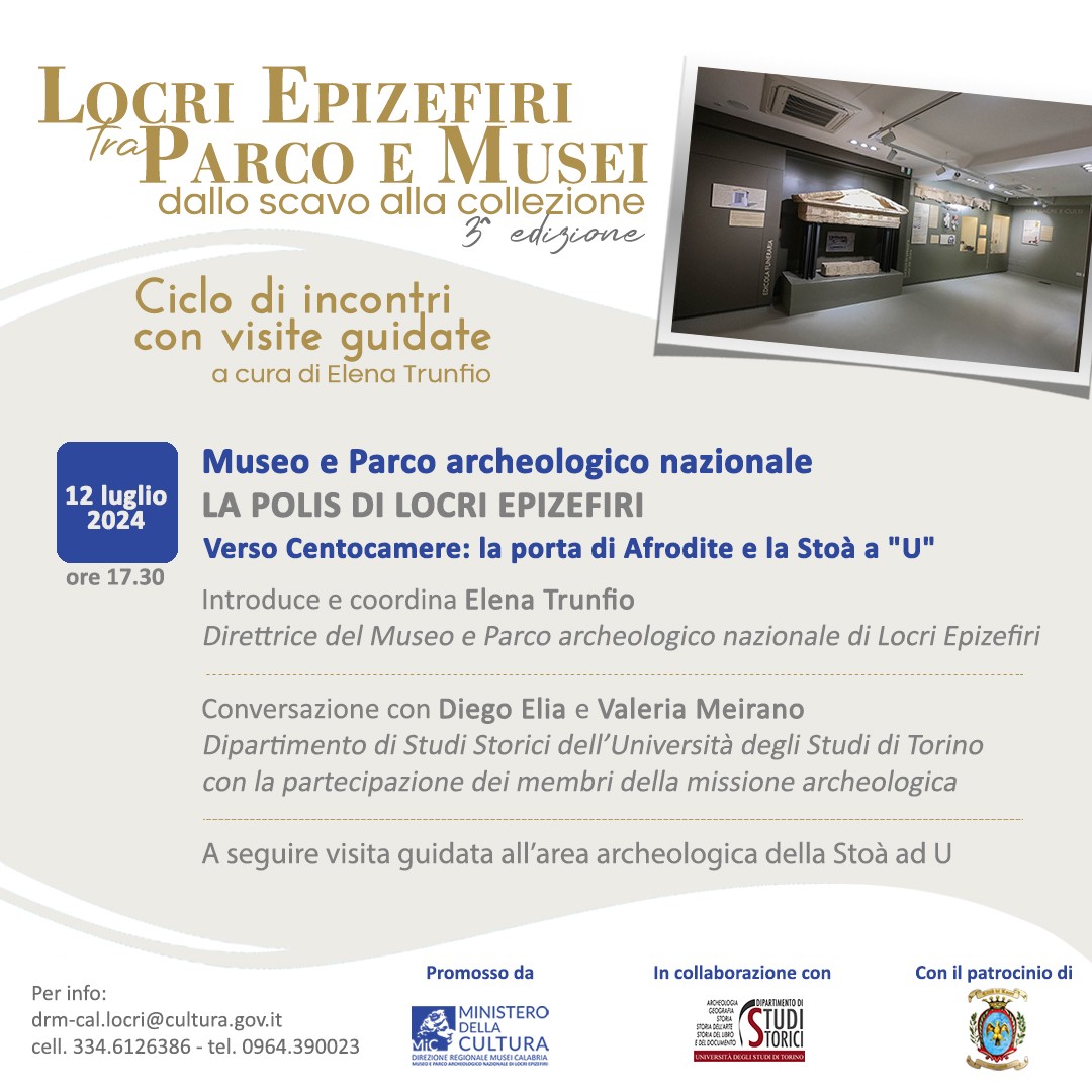 Locri Epizefiri tra Parco e Musei. Dallo scavo alla collezione - Verso Centocamere: la porta di Afrodite e la Stoà a U